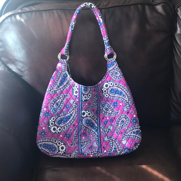 Vera Bradley Bags Nwt Vera Bradley Large Hobo Boysenberry Poshmark